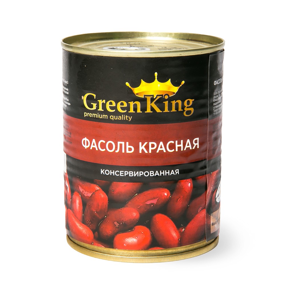 Фасоль красная в с/с ключ 400г Green King (сухой вес 220г), шт — Доставка  продуктов питания