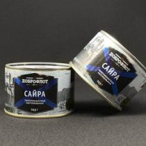 Сайра натур с/к 245г(48) Доброфлот