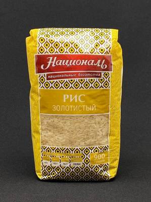Рис Золотистый «Националь» 900 гр, шт.