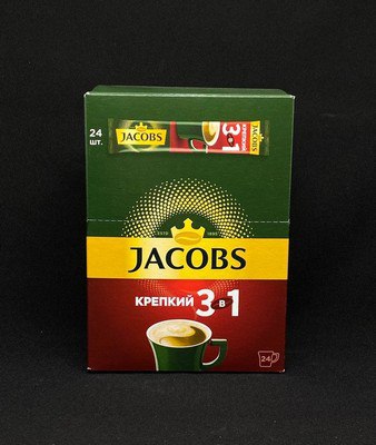 Кофе Якобс Монарх Крепкий (STRONG) 3в1 13г/24шт (10)