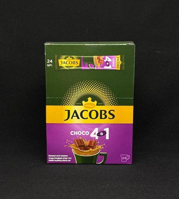 Кофе Якобс Монарх Шоколад 4в1 13,5г/24шт (10) блок