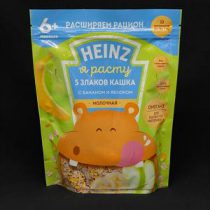 Каша Хайнц  5 злаков с бананом и яблоком 200 гр, шт.