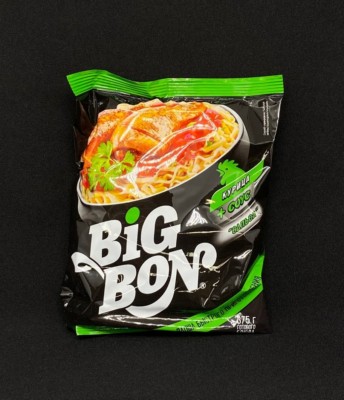 Лапша Б/П куриц+соус «сальса», пакет Big Bon 75г, шт.