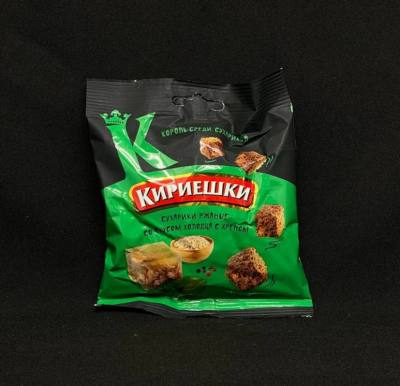 Сухарики Кириешки ржаные Холодец с хреном 40 гр, шт