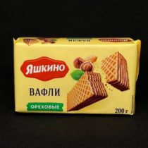 Вафли Ореховые Яшкино 200 гр, шт