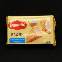 Вафли Сливочные Яшкино 200 гр, шт