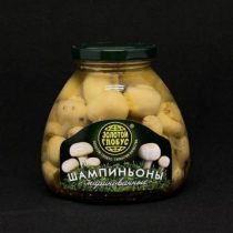 Грибы шампиньоны марин. ст/б Зол. Глобус, 580 мл, шт