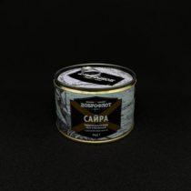 Сайра натур с добавлением масла с/к Доброфлот 250 гр, шт. (24)