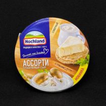 Сыр плавленый Хохланд Грибная корзинка ассорти (коричневый круг) 140гр, шт (М)