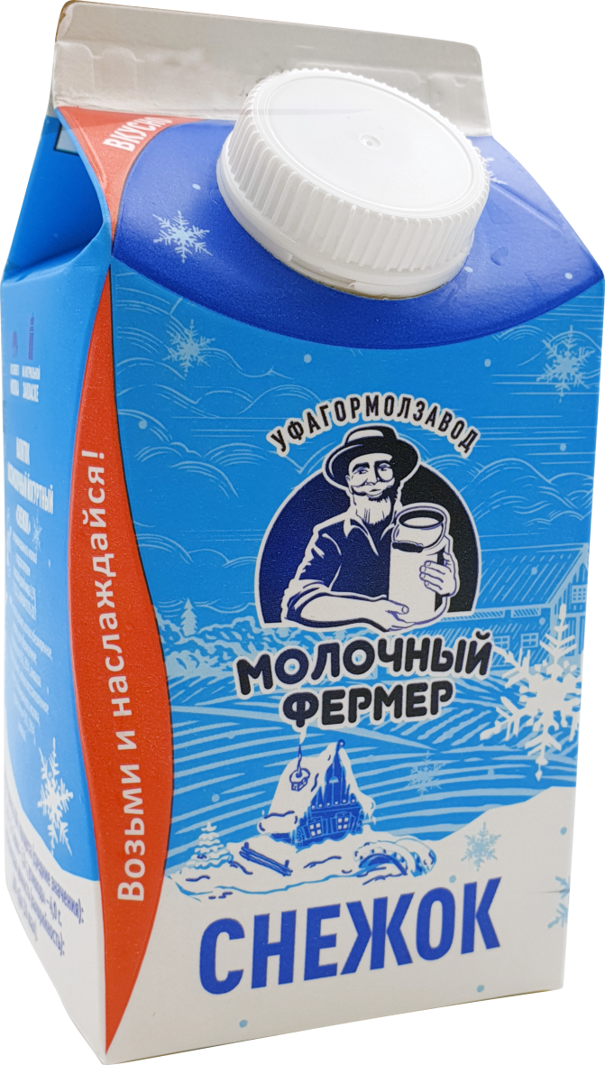 Снежок Молочный Фермер 2,5% пюрпак 450 гр, шт. (М)