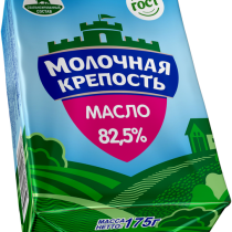 Масло сладко-сливочное Молочная Крепость "Традиционное" 82,5%, фольга 175 гр, шт. (М)