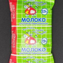 Молоко Молочный Фермер ультрапаст. 2,5% ТФА 900 гр, шт. (М)