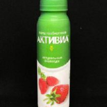 Йогурт питьевой АктиБио Клубника/Земляника БЗМЖ 2% 260 гр, шт. (М)