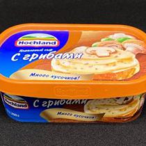 Сыр плавленый Хохланд с грибами, ванночка 400 гр, шт. (М)